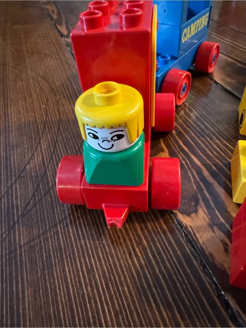 Duplo Sets - airport, firetruck, dump truck, Flo’s dinner, vintage, etc